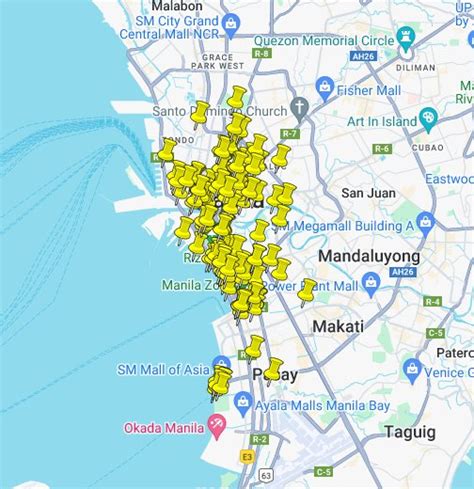 google map manila.
